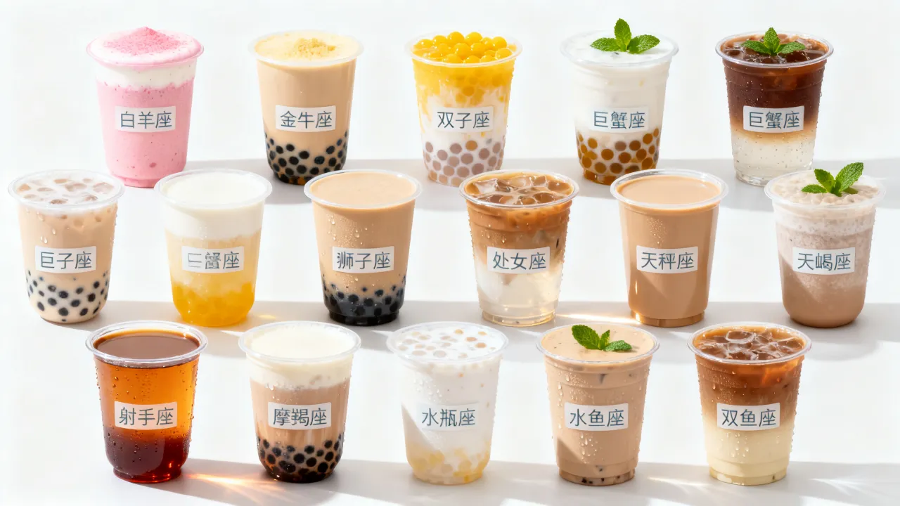 十二星座奶茶好喝吗，十二星座专属奶茶哪款最受欢迎？