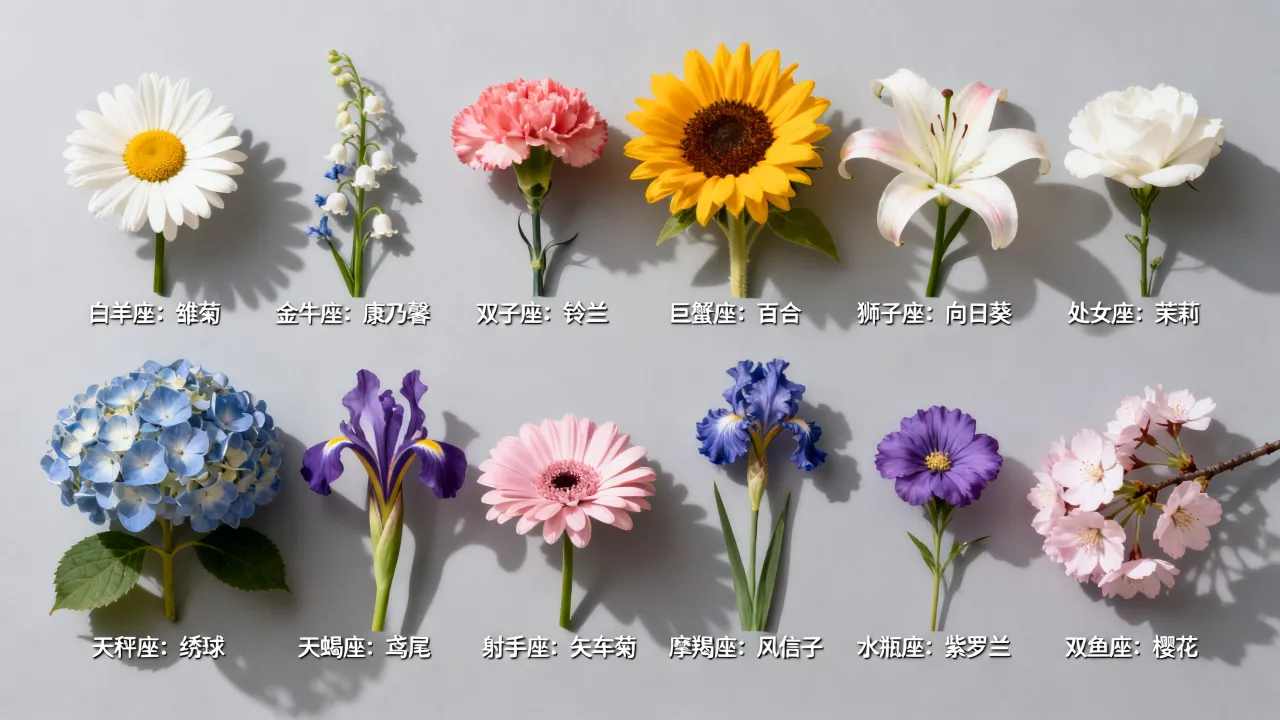 十二星座的守护花分别是什么,你的星座守护花是哪一朵? 十二星座的守护花分别是什么,你的星座守护花是哪一朵?