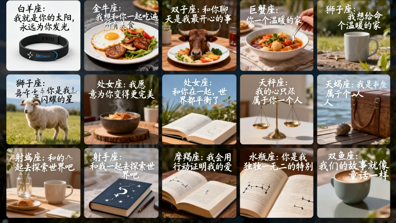 十二星座告白台词有哪些,十二星座告白台词是什么 十二星座告白台词有哪些,十二星座告白台词是什么
