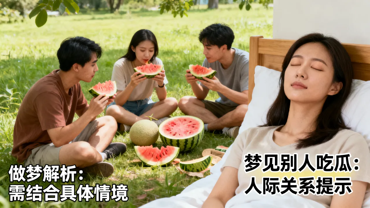 梦见别人吃瓜有什么预兆，做梦解析准吗