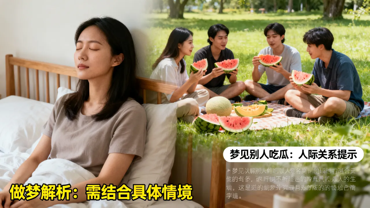 梦见别人吃瓜有什么预兆,做梦解析准吗 梦见别人吃瓜有什么预兆,做梦解析准吗