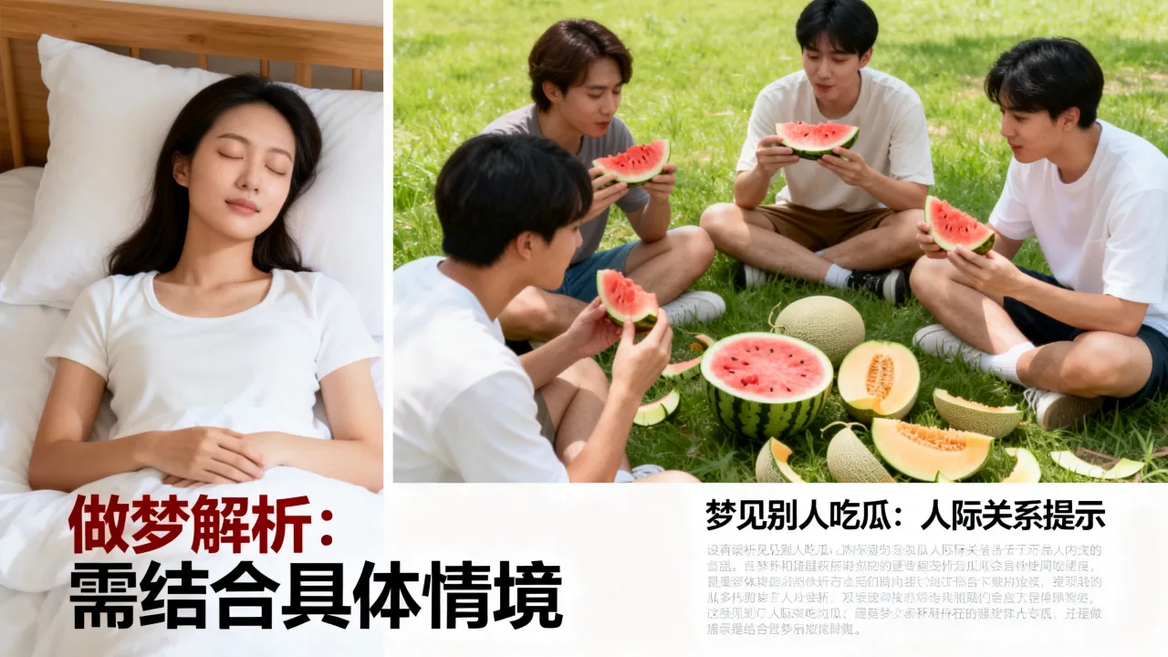 梦见别人吃瓜有什么预兆,做梦解析准吗 梦见别人吃瓜有什么预兆,做梦解析准吗