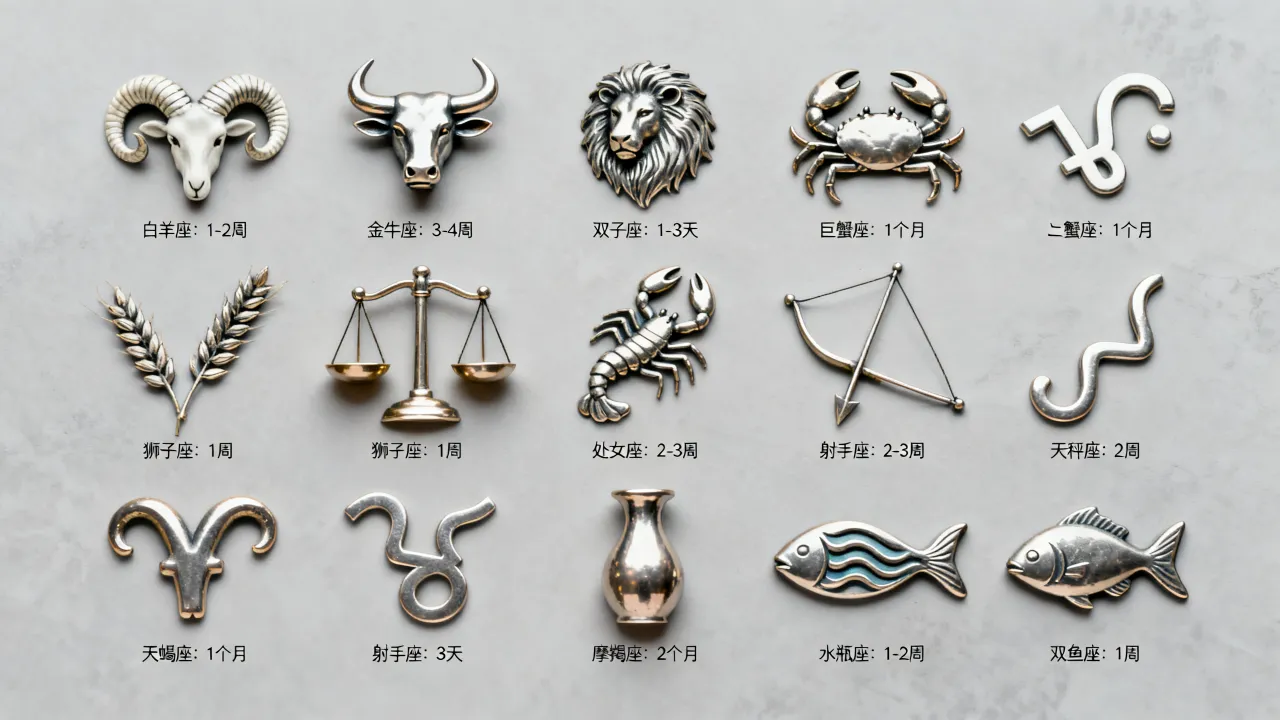 十二星座多久会表白，暧昧多久才主动？