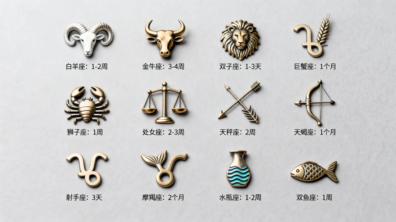 十二星座多久会表白，暧昧多久才主动？