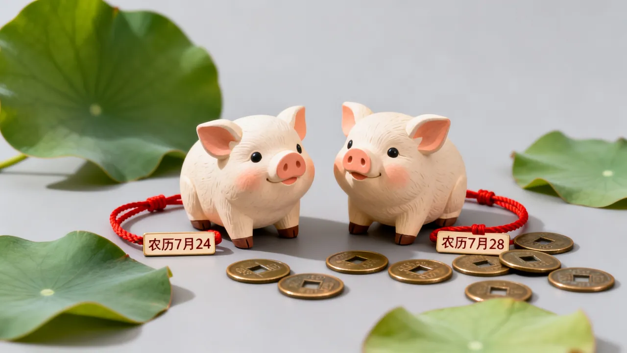 属猪农历7月28和7月24出生有什么区别,哪个命更好? 属猪农历7月28和7月24出生有什么区别,哪个命更好?