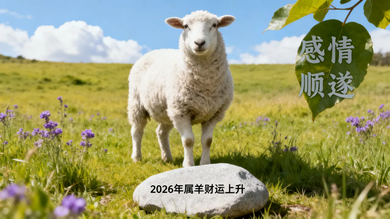 2026年属羊的运势如何，属羊人明年财运和感情运好吗？