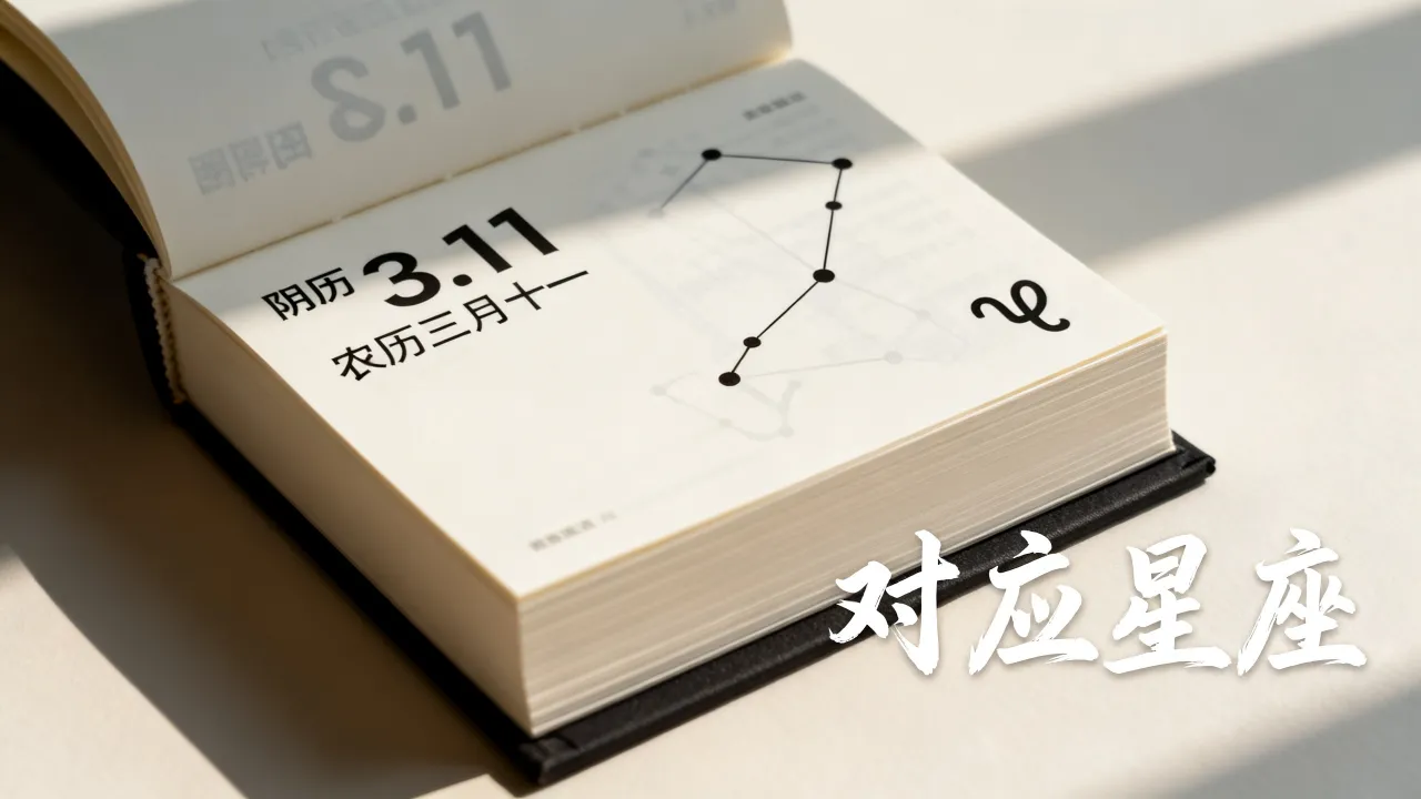 阴历3.11是什么星座,农历三月十一对应哪个星座 阴历3.11是什么星座,农历三月十一对应哪个星座
