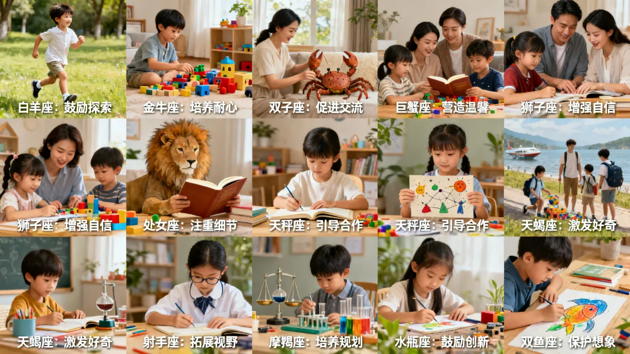 十二星座孩子如何教育最有效？星座教养方法有哪些？