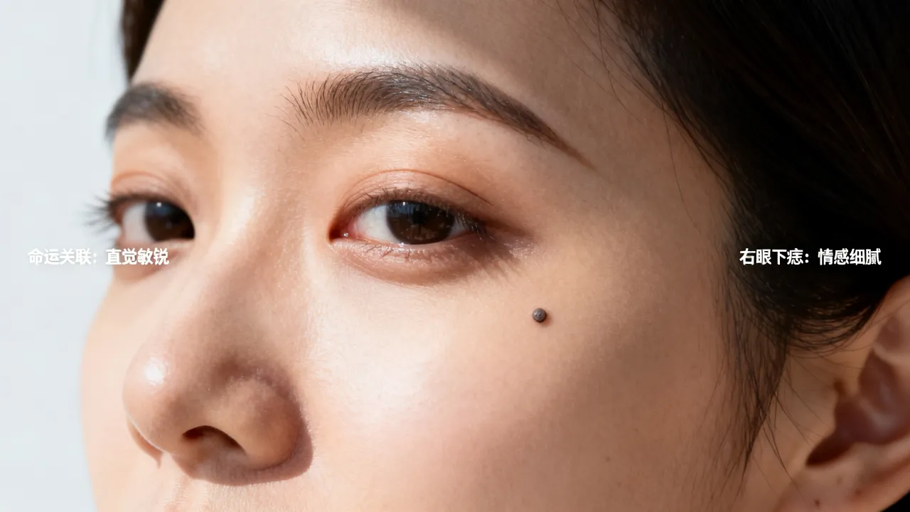 眼下长痣命运好不好,女人右眼下长痣代表什么? 眼下长痣命运好不好,女人右眼下长痣代表什么?