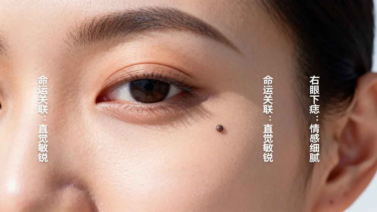 眼下长痣命运好不好,女人右眼下长痣代表什么? 眼下长痣命运好不好,女人右眼下长痣代表什么?
