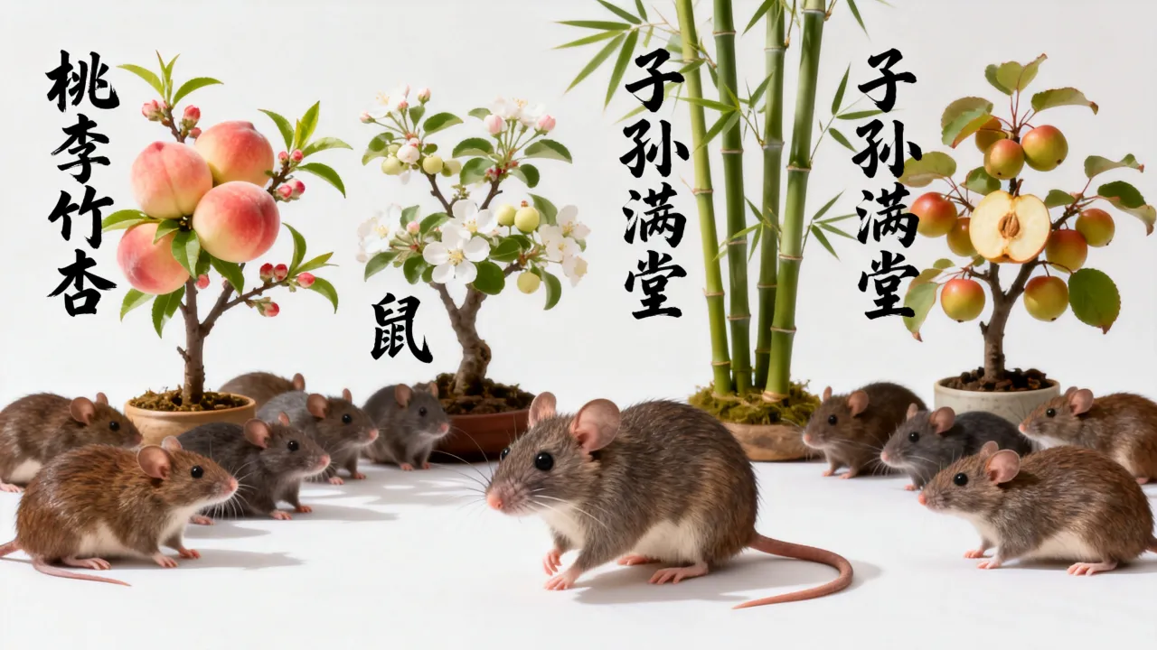 桃李竹杏一家子孙满堂是什么生肖,桃李竹杏形容什么动物 桃李竹杏一家子孙满堂是什么生肖,桃李竹杏形容什么动物