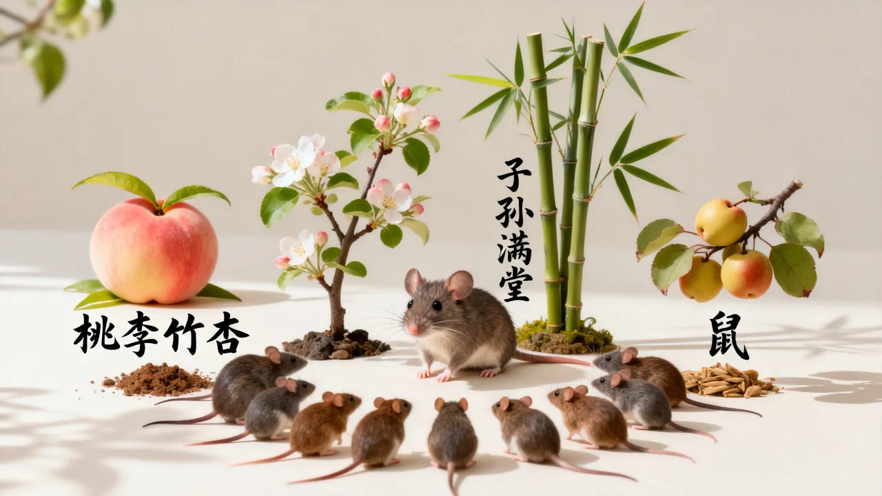 桃李竹杏一家子孙满堂是什么生肖,桃李竹杏形容什么动物 桃李竹杏一家子孙满堂是什么生肖,桃李竹杏形容什么动物