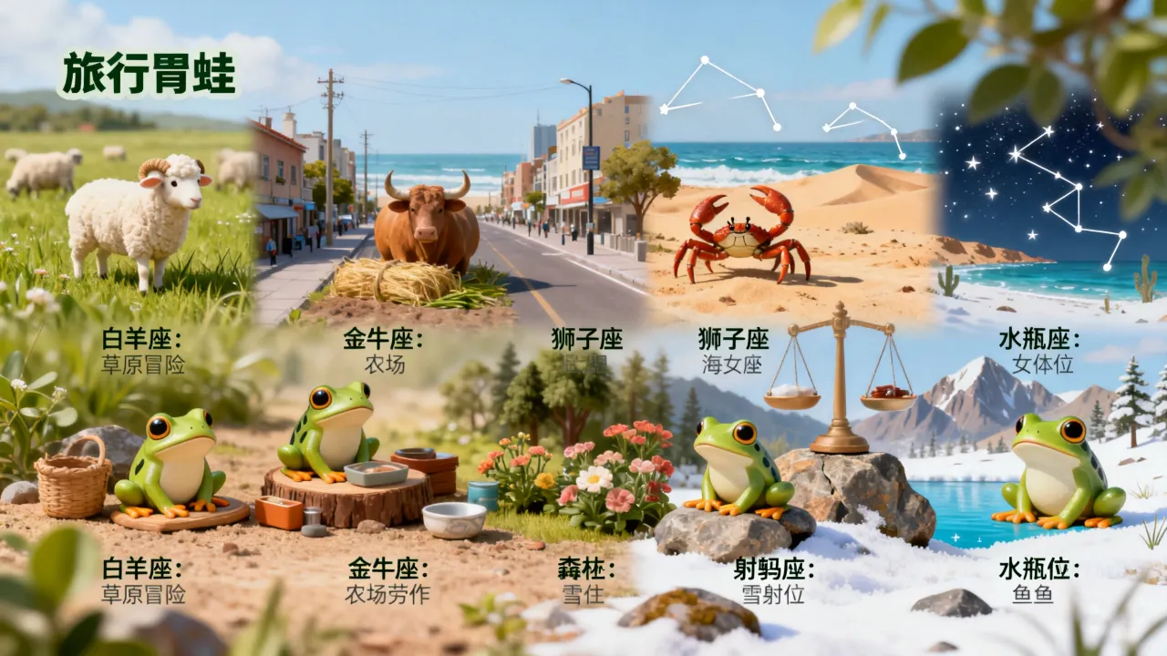 旅行青蛙十二星座怎么玩？旅行青蛙星座对应关系详解