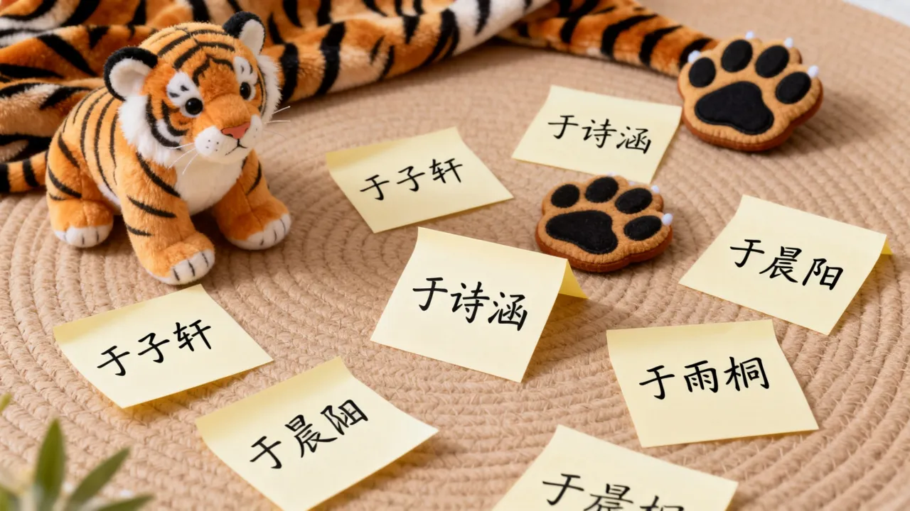 于姓虎宝宝怎么起名？于姓男孩女孩好听名字推荐