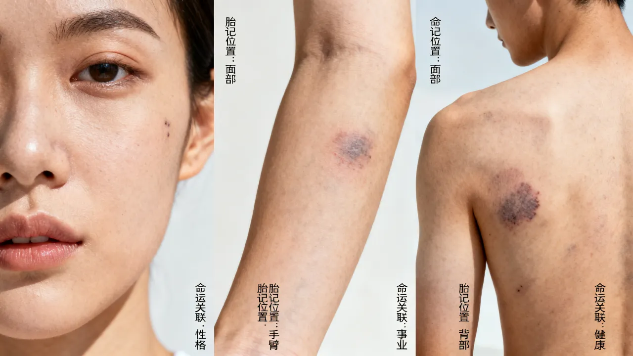胎记大小真的决定命运吗,长在哪些位置最准? 胎记大小真的决定命运吗,长在哪些位置最准?