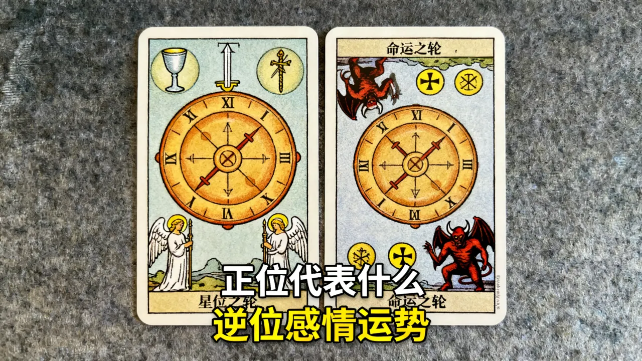 塔罗牌命运之轮正位代表什么,命运之轮逆位感情运势如何? 塔罗牌命运之轮正位代表什么,命运之轮逆位感情运势如何?
