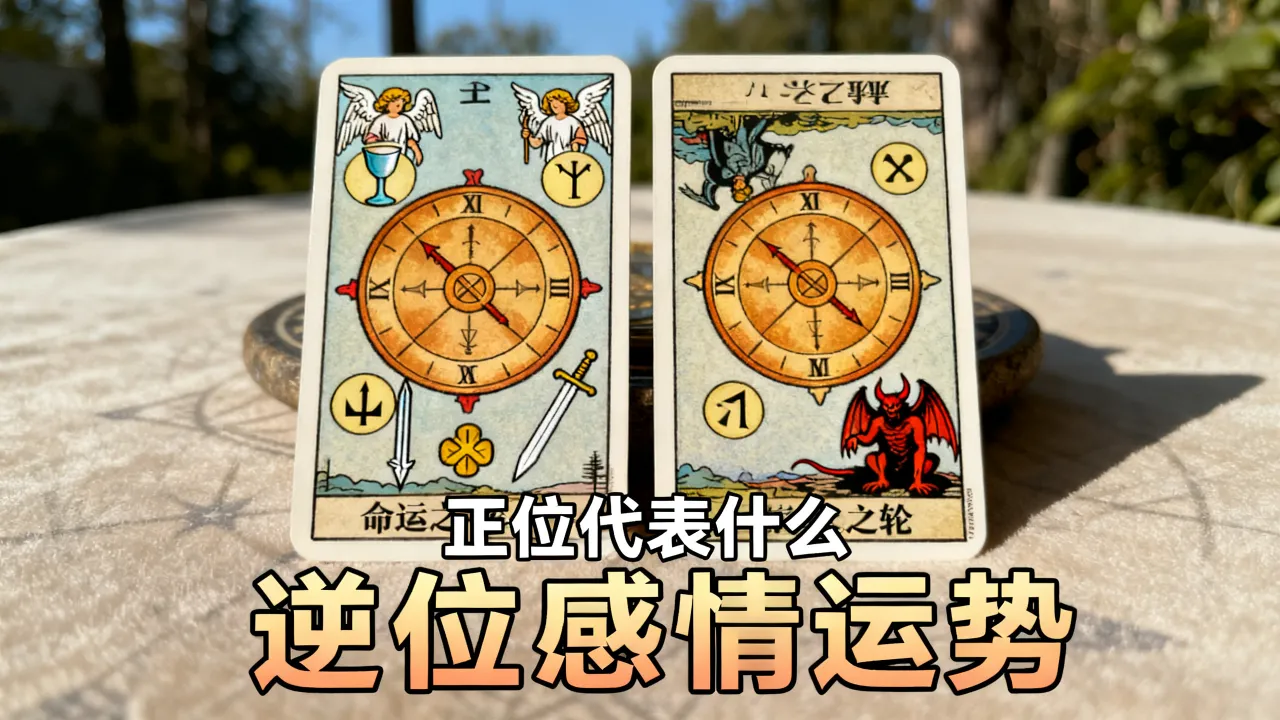 塔罗牌命运之轮正位代表什么,命运之轮逆位感情运势如何? 塔罗牌命运之轮正位代表什么,命运之轮逆位感情运势如何?
