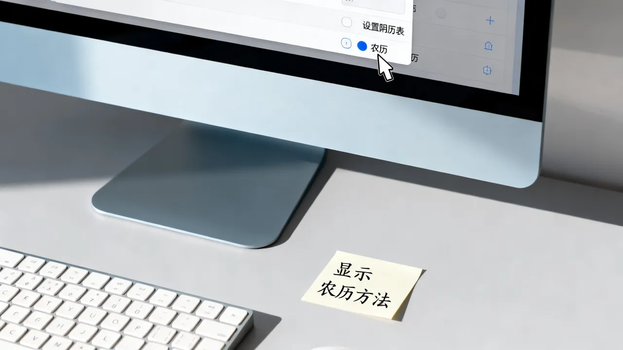 电脑阴历表怎么设置?电脑阴历表显示农历方法 电脑阴历表怎么设置?电脑阴历表显示农历方法