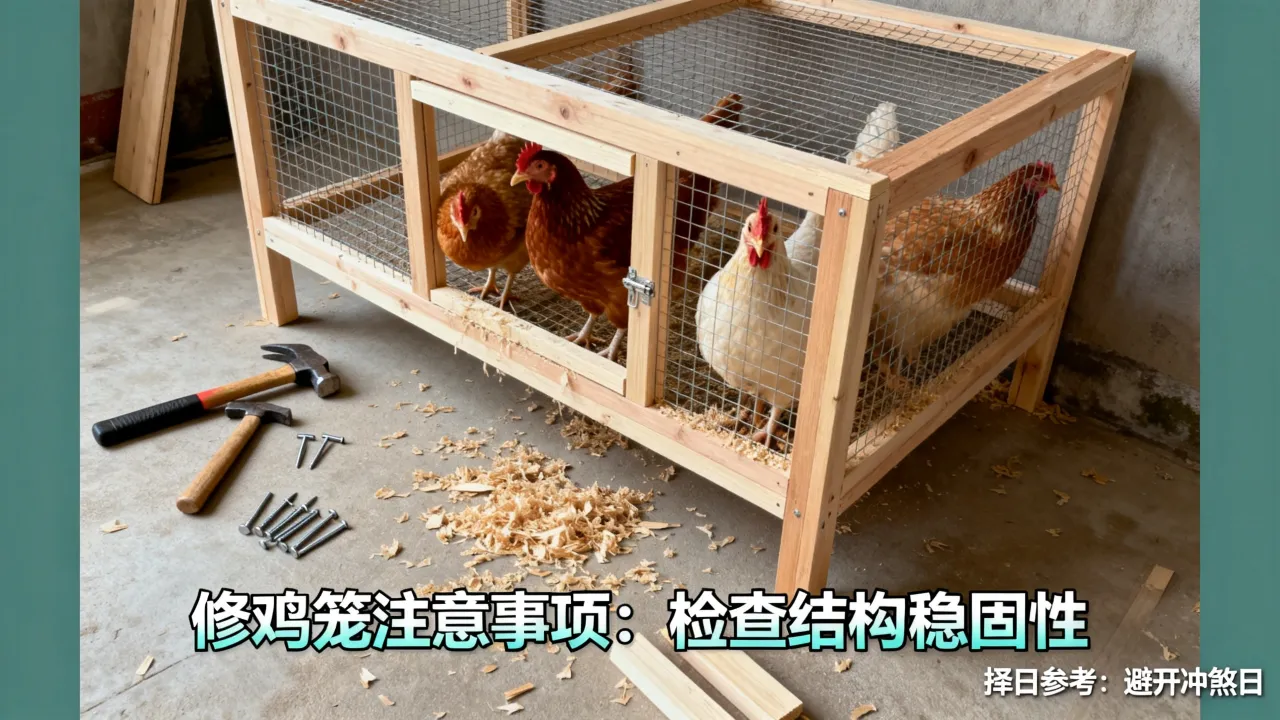 修鸡笼吉凶日子怎么看,修鸡笼需要看日子吗 修鸡笼吉凶日子怎么看,修鸡笼需要看日子吗