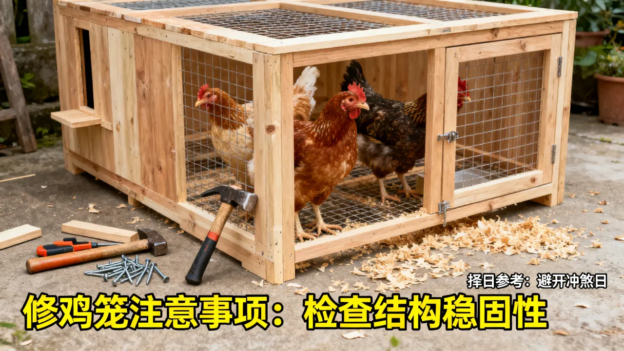修鸡笼吉凶日子怎么看,修鸡笼需要看日子吗 修鸡笼吉凶日子怎么看,修鸡笼需要看日子吗