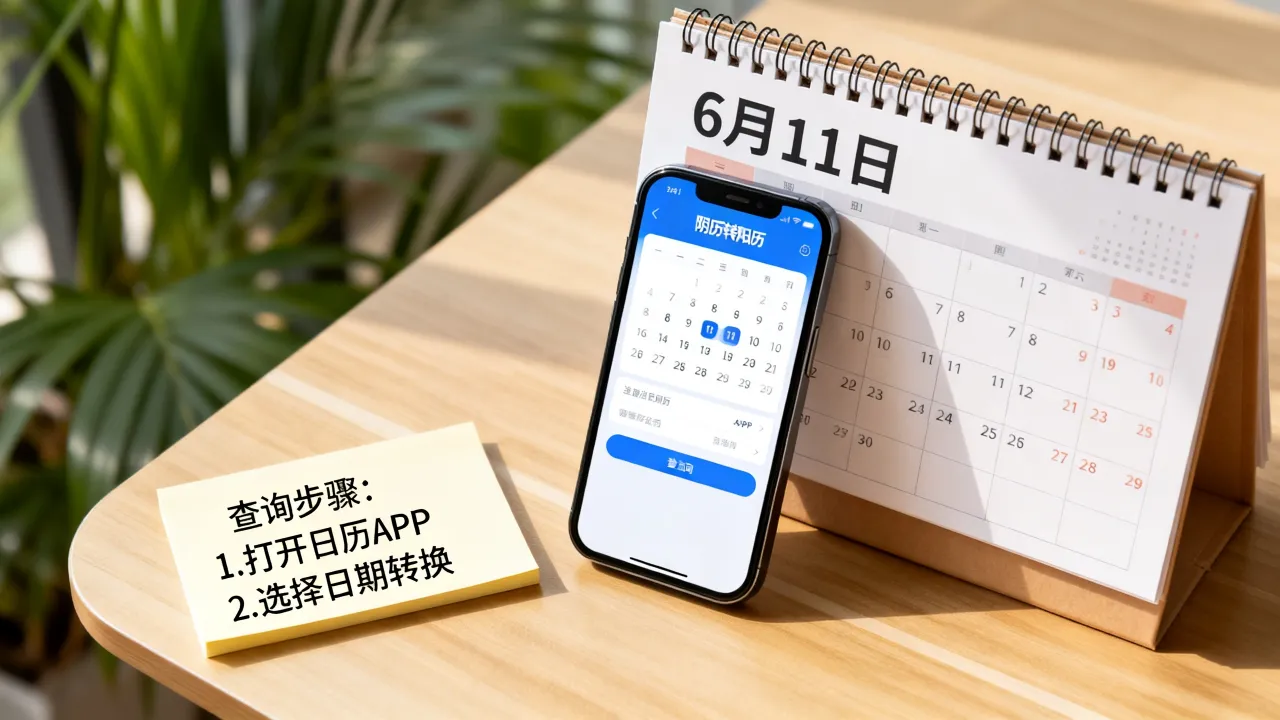 6月11号阴历是阳历几号，怎么查询准确日期？