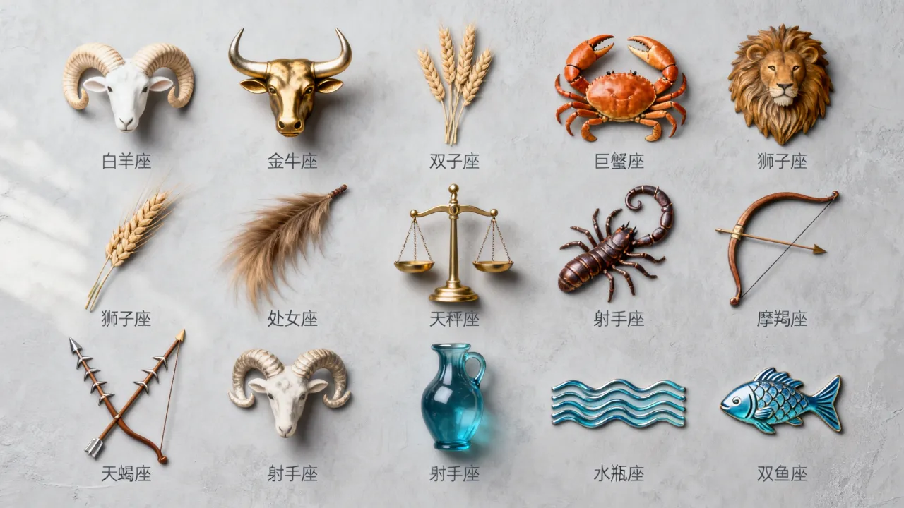 十二星座分别叫什么?十二星座有哪些及顺序是什么? 十二星座分别叫什么?十二星座有哪些及顺序是什么?