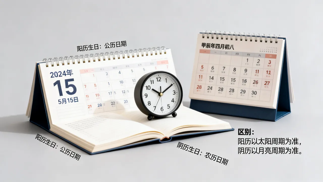 阴历生日和阳历生日有什么区别,阴历阳历生日哪个准? 阴历生日和阳历生日有什么区别,阴历阳历生日哪个准?