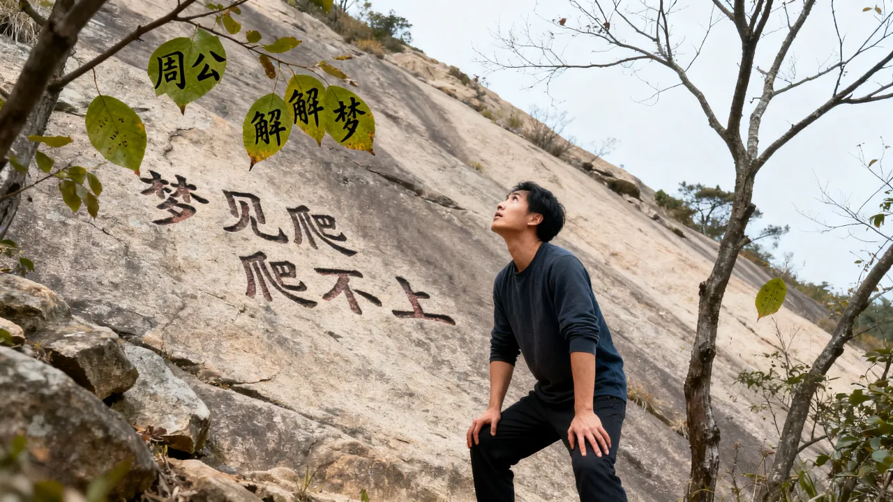 梦见爬不上预示了什么,周公解梦有什么预兆? 梦见爬不上预示了什么,周公解梦有什么预兆?