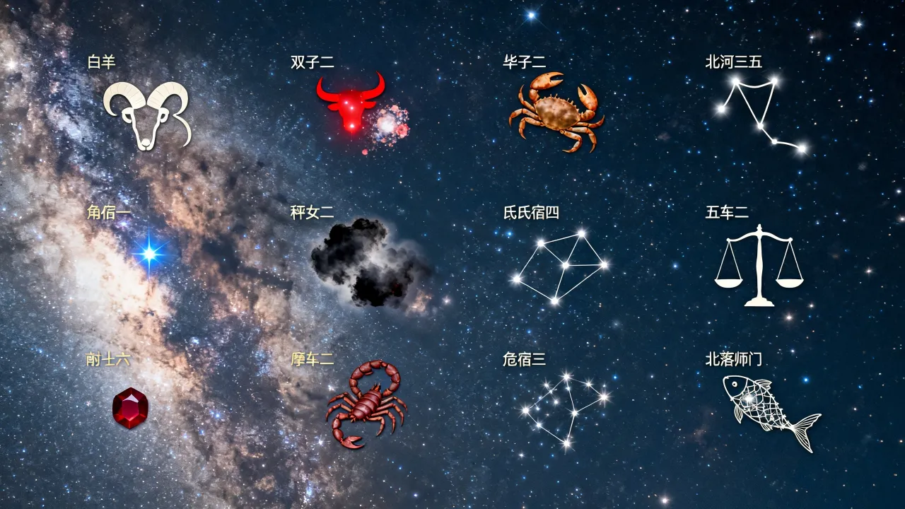 星空图片大全，十二星座最美星空图集，你见过几个？