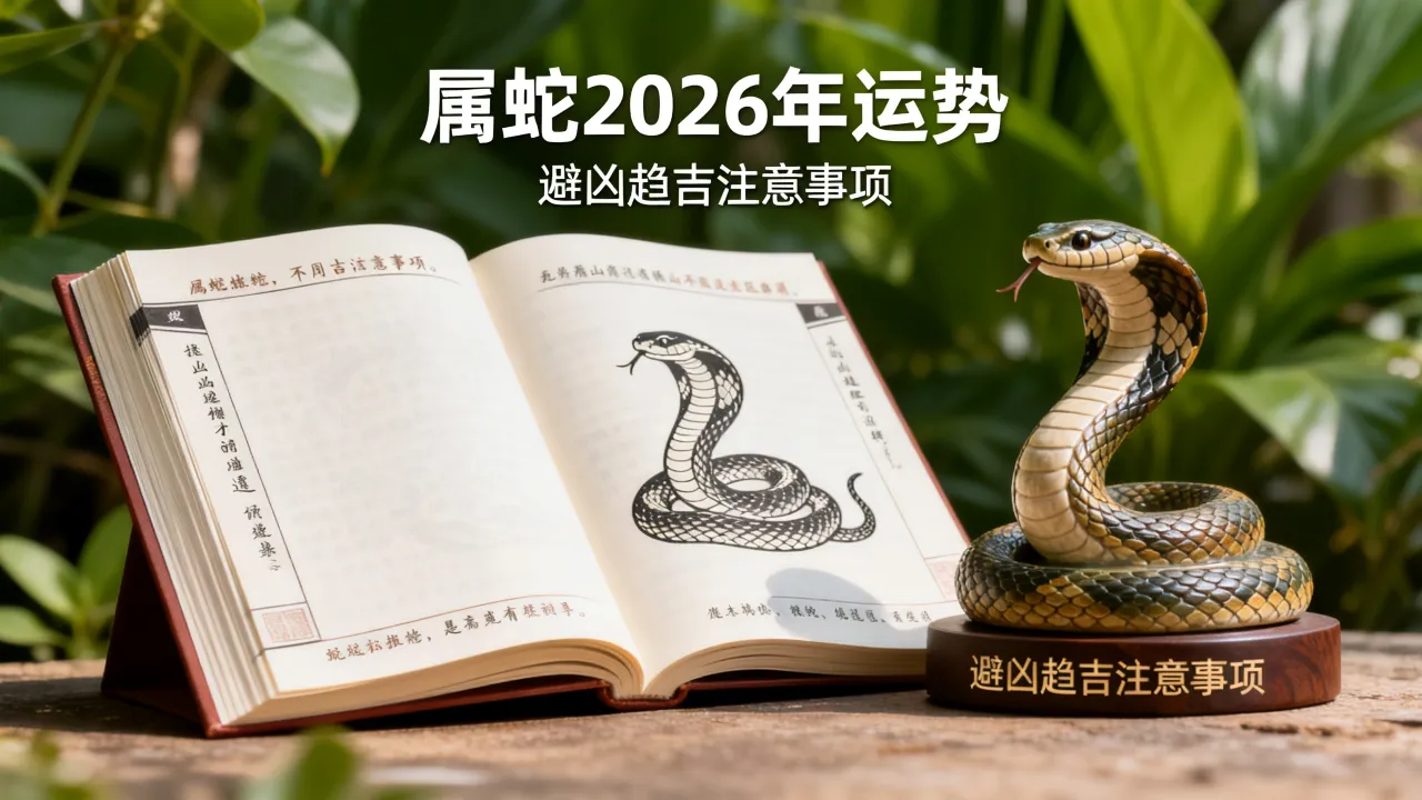 属蛇2026年运势如何?注意哪些事项避凶趋吉? 属蛇2026年运势如何?注意哪些事项避凶趋吉?