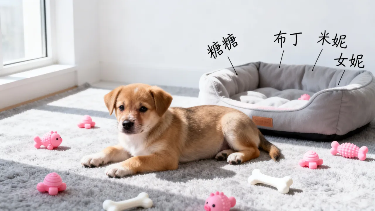 女狗宝宝怎么起名,怎么给可爱的母狗宝宝起个好听名字 女狗宝宝怎么起名,怎么给可爱的母狗宝宝起个好听名字