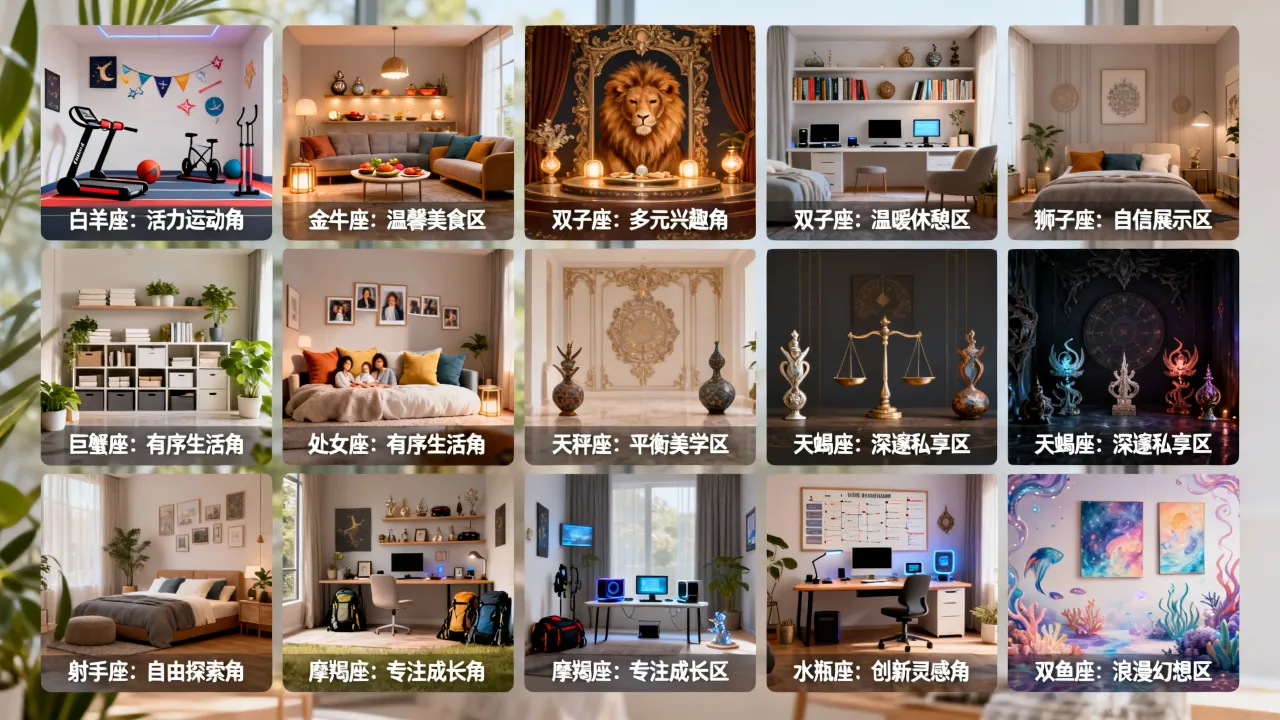 十二星座房间长什么样?十二星座专属房间怎么布置 十二星座房间长什么样?十二星座专属房间怎么布置