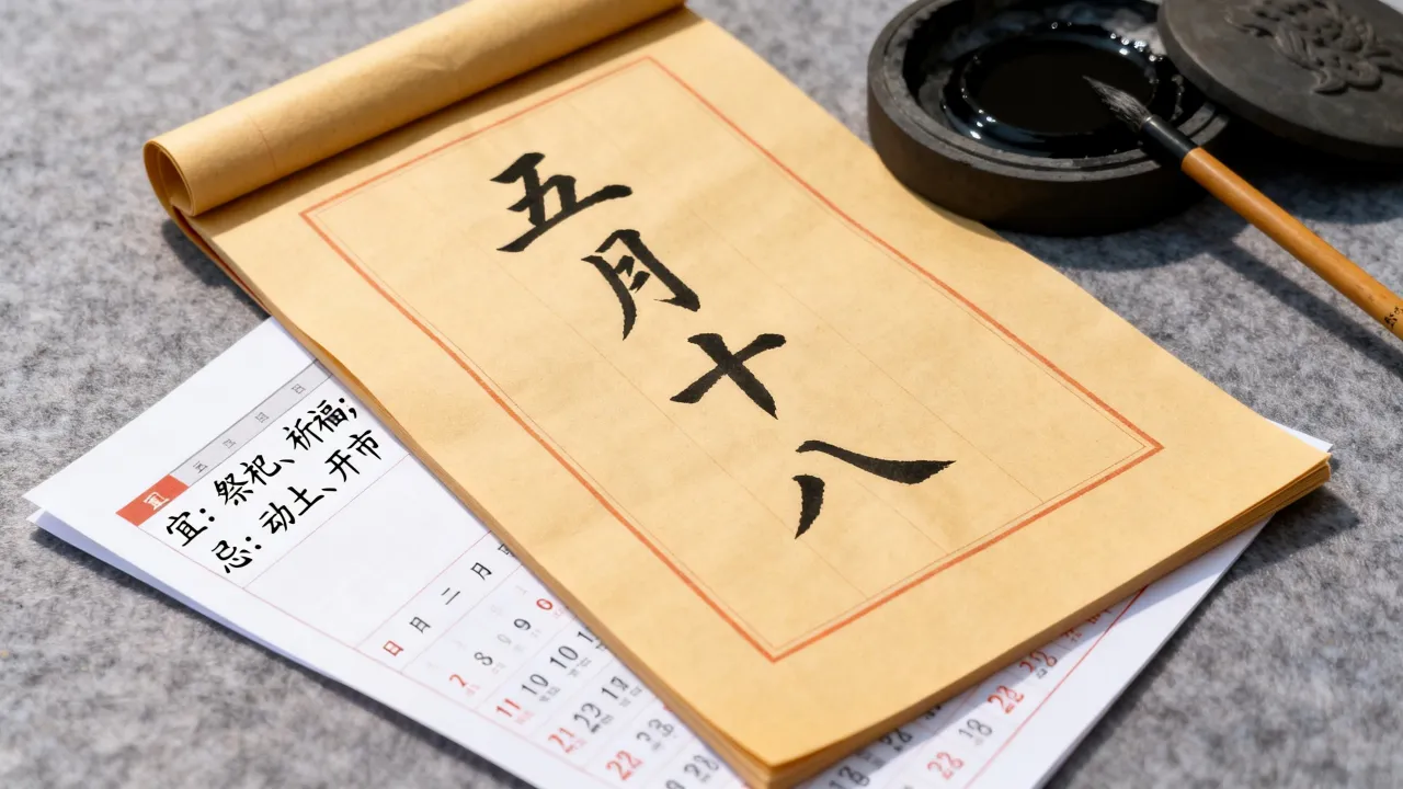 阴历五月十八黄历是什么日子？农历五月十八宜忌查询吉凶