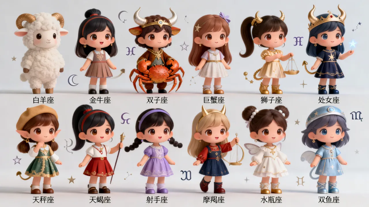 十二星座萌女孩图片有哪些,十二星座萌女孩图片哪个最好看 十二星座萌女孩图片有哪些,十二星座萌女孩图片哪个最好看