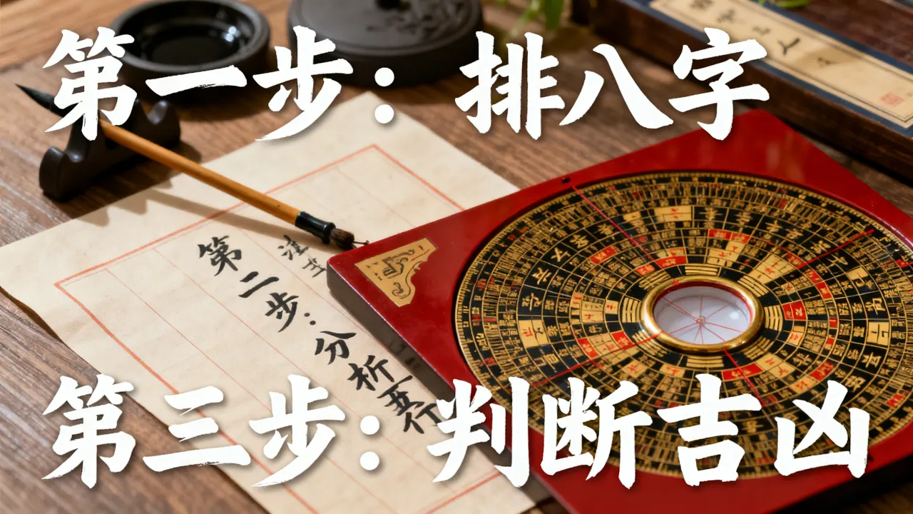 八字怎么查吉凶事情，八字断吉凶事件的方法与步骤详解
