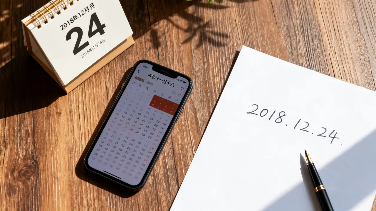 2018年12月24日阴历是几月几号,农历日期查询 2018年12月24日阴历是几月几号,农历日期查询