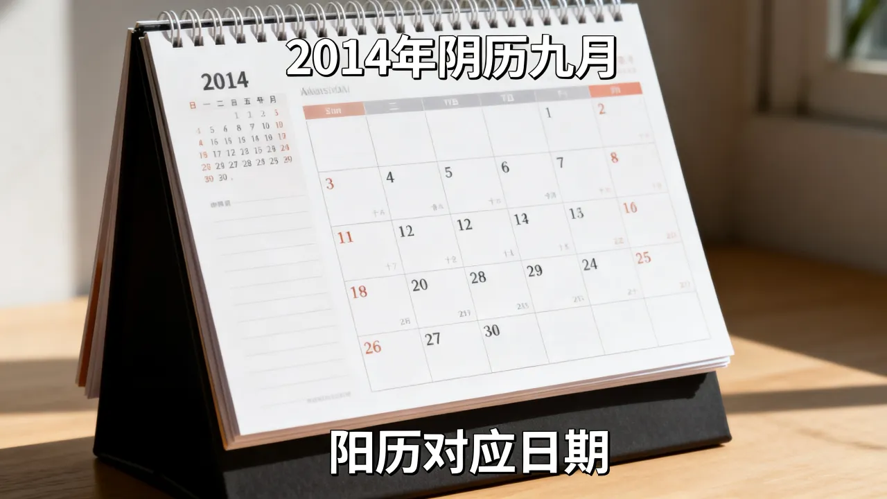 2014年阴历九月是几月几号,阴历九月对应阳历什么时候 2014年阴历九月是几月几号,阴历九月对应阳历什么时候