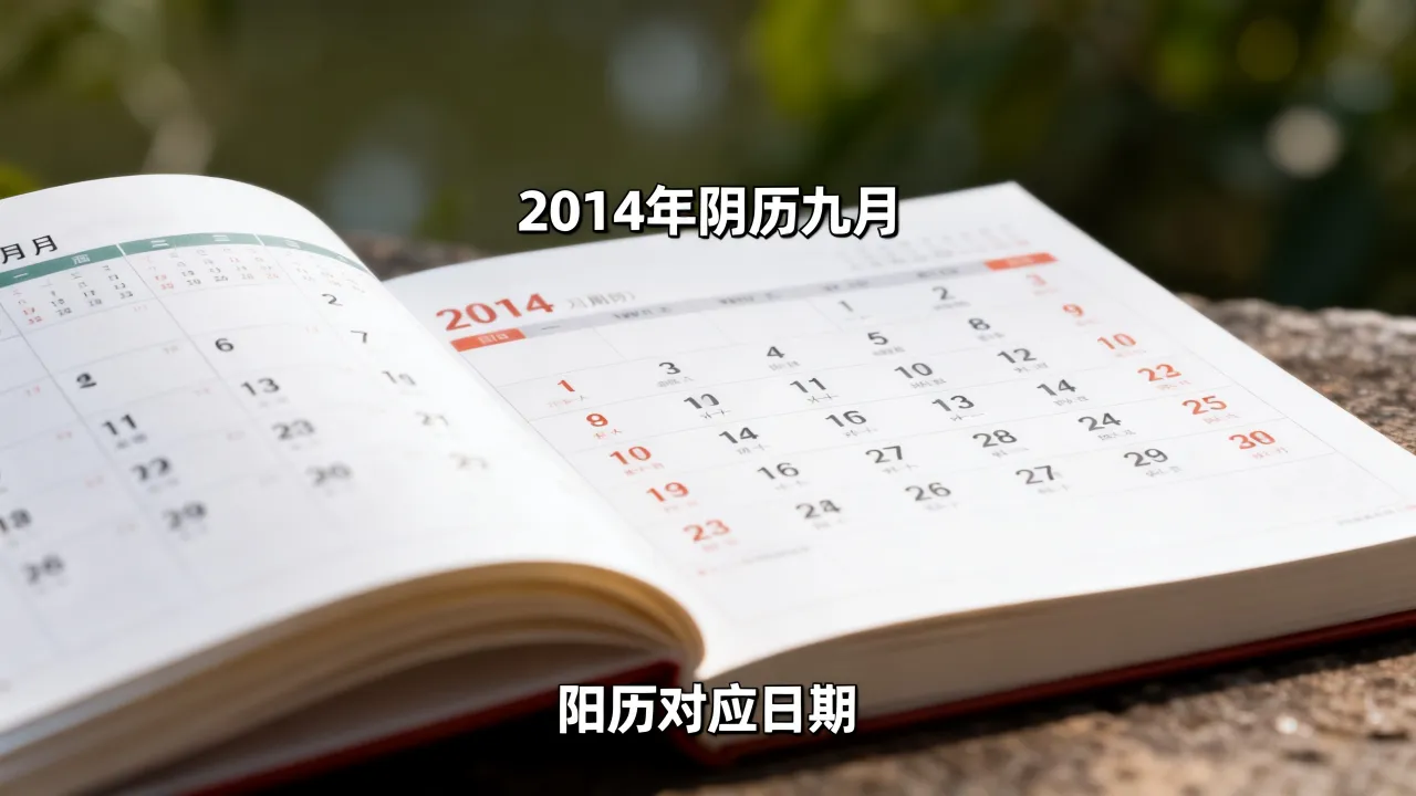 2014年阴历九月是几月几号,阴历九月对应阳历什么时候 2014年阴历九月是几月几号,阴历九月对应阳历什么时候
