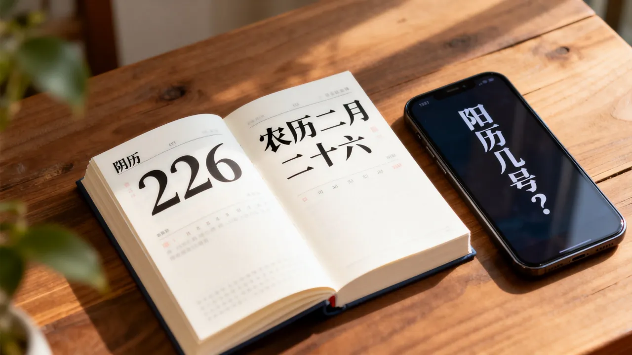 阴历226是几月几号?农历二月二十六是阳历几号? 阴历226是几月几号?农历二月二十六是阳历几号?