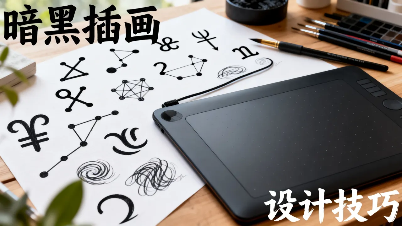 十二星座暗黑插画风格怎么画?漫暗黑系插画设计技巧 十二星座暗黑插画风格怎么画?漫暗黑系插画设计技巧
