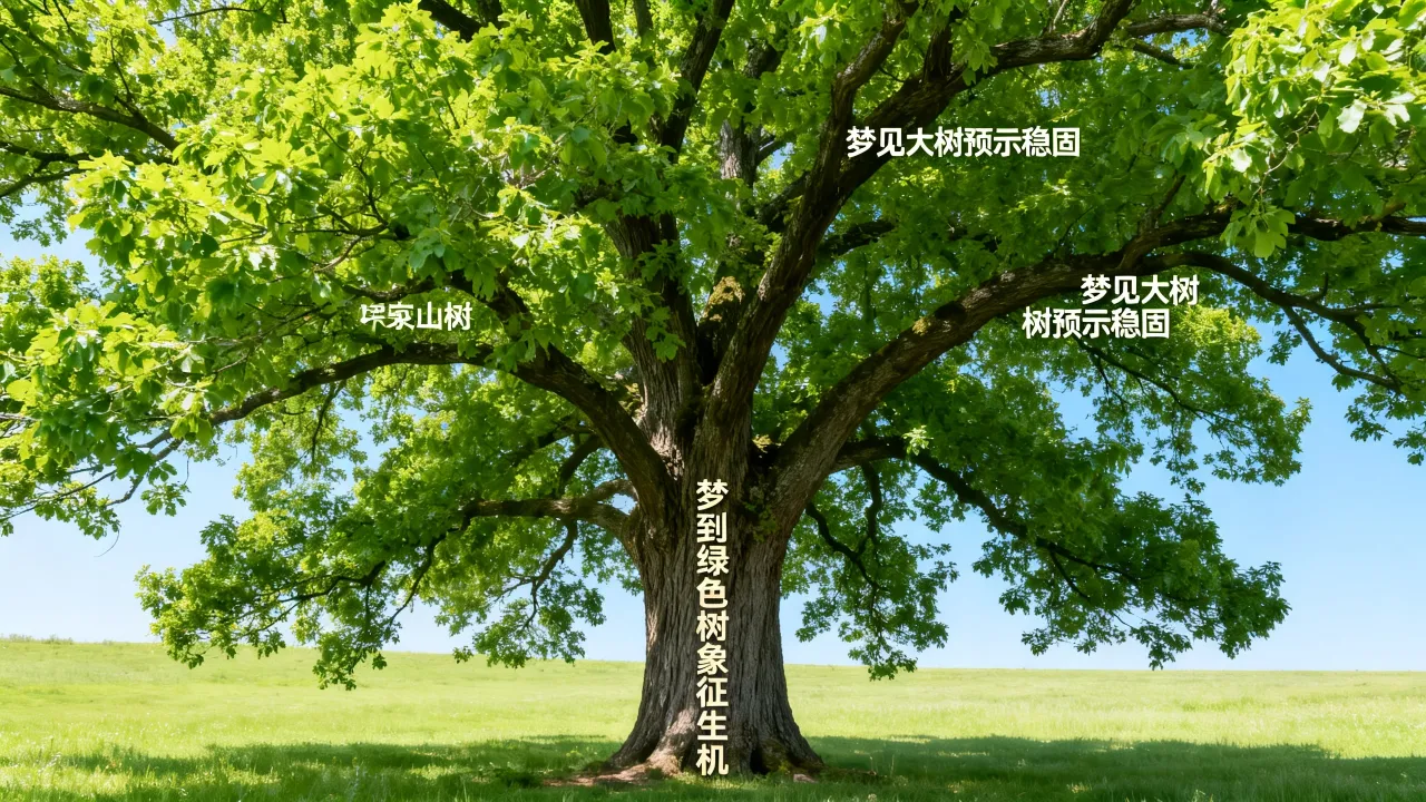 梦到绿色树代表什么？梦见绿色大树有什么预兆