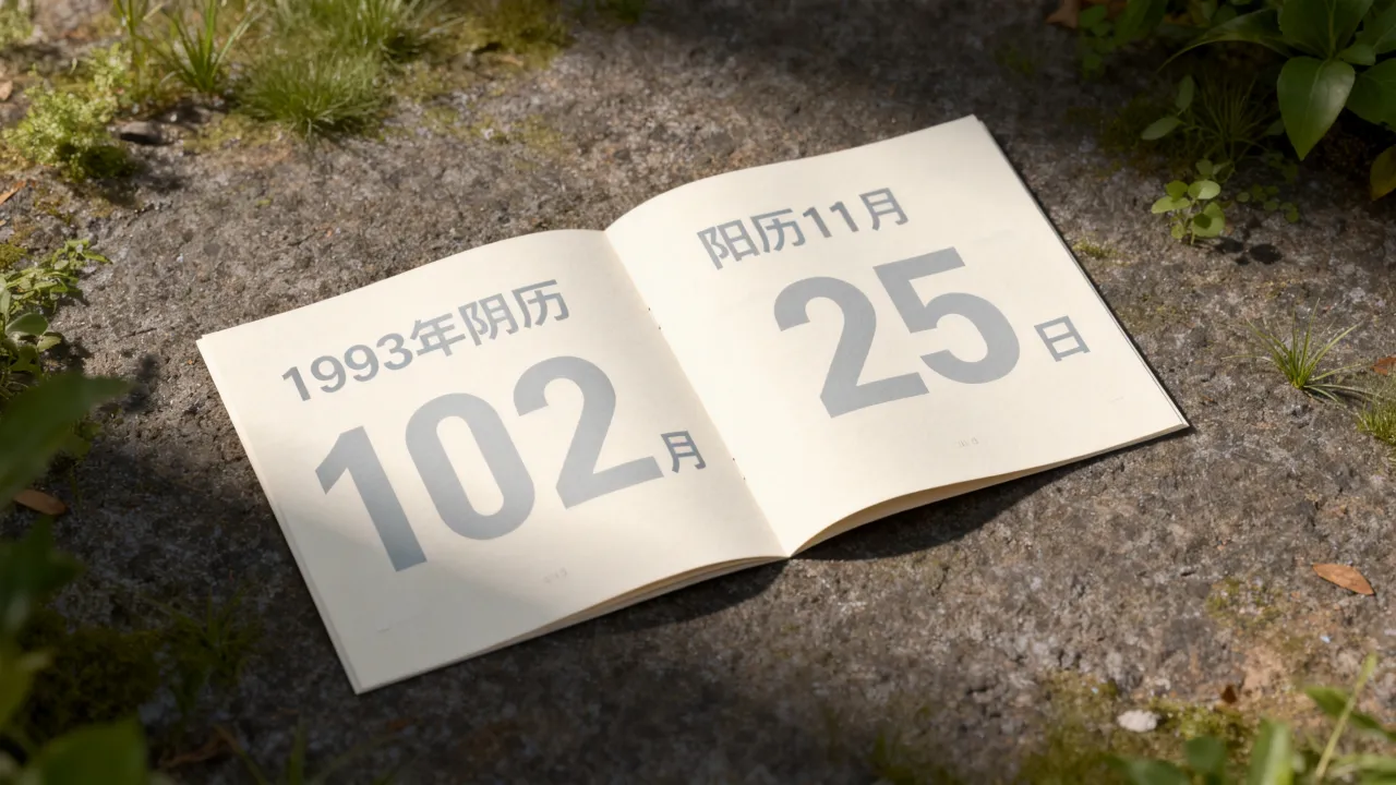 1993年阴历10月12是阳历几号,农历生日对应公历哪天? 1993年阴历10月12是阳历几号,农历生日对应公历哪天?