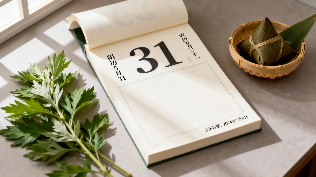 阴历5月31是什么日子，农历五月三十一对应公历日期是几号