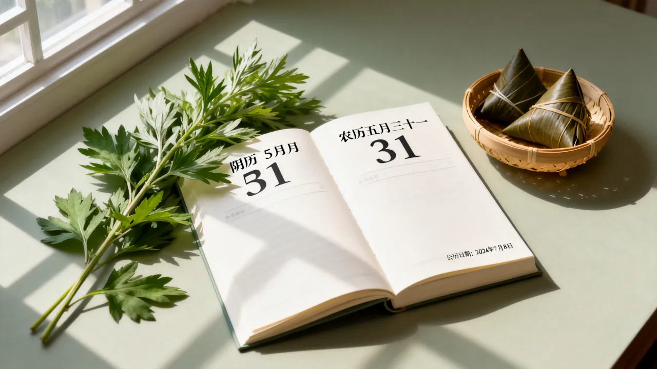 阴历5月31是什么日子，农历五月三十一对应公历日期是几号