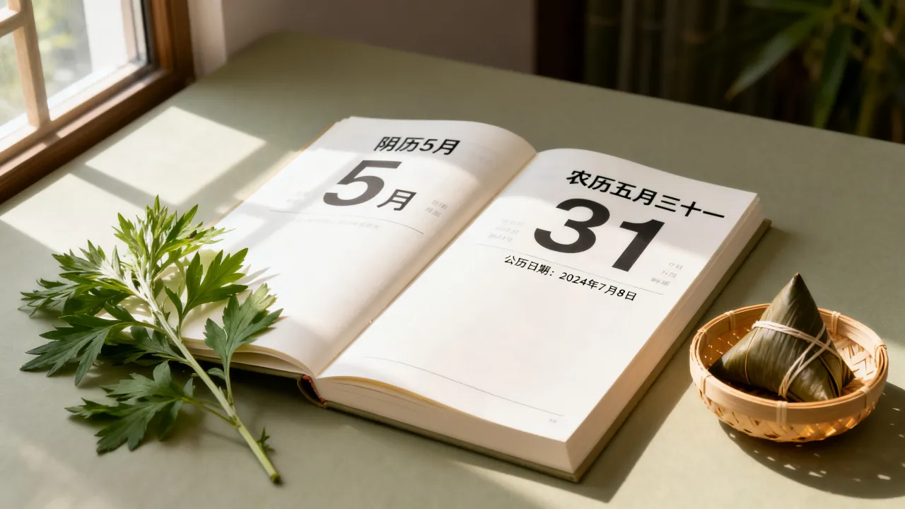 阴历5月31是什么日子，农历五月三十一对应公历日期是几号