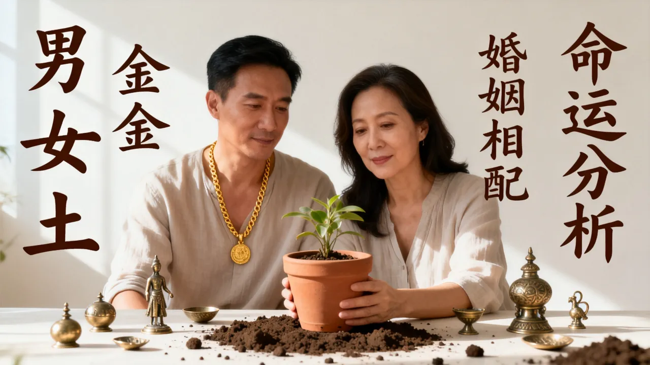 男金女土夫妻命运如何,男金女土婚姻相配吗 男金女土夫妻命运如何,男金女土婚姻相配吗