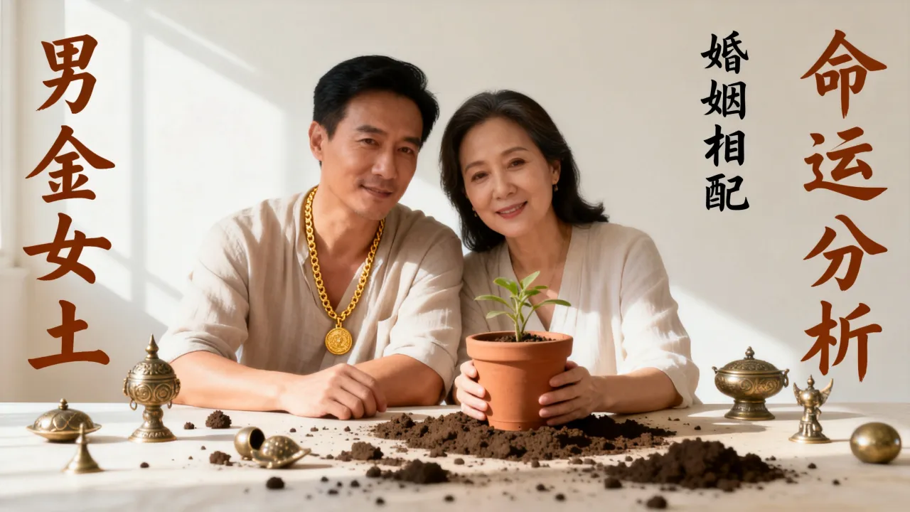 男金女土夫妻命运如何,男金女土婚姻相配吗 男金女土夫妻命运如何,男金女土婚姻相配吗