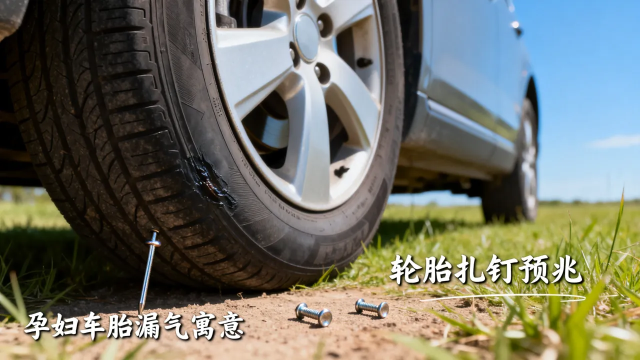 梦见轮胎扎钉子什么预兆,孕妇梦见车胎被扎漏气有何寓意? 梦见轮胎扎钉子什么预兆,孕妇梦见车胎被扎漏气有何寓意?