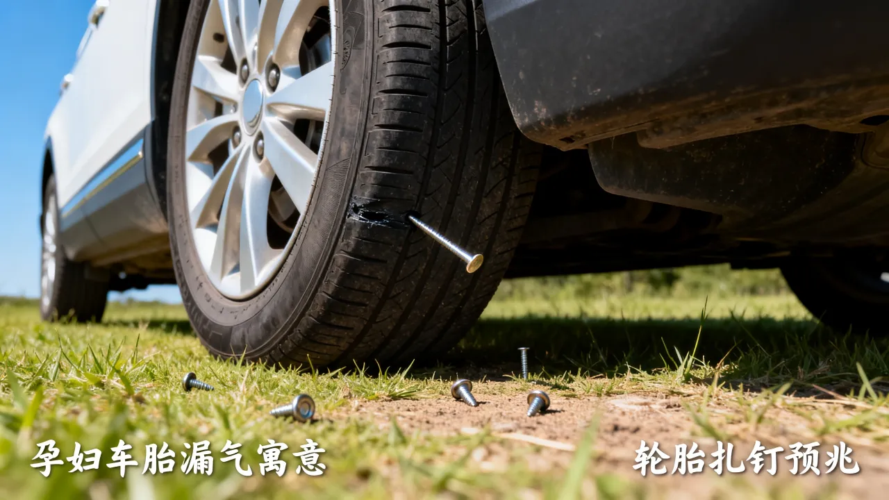 梦见轮胎扎钉子什么预兆,孕妇梦见车胎被扎漏气有何寓意? 梦见轮胎扎钉子什么预兆,孕妇梦见车胎被扎漏气有何寓意?