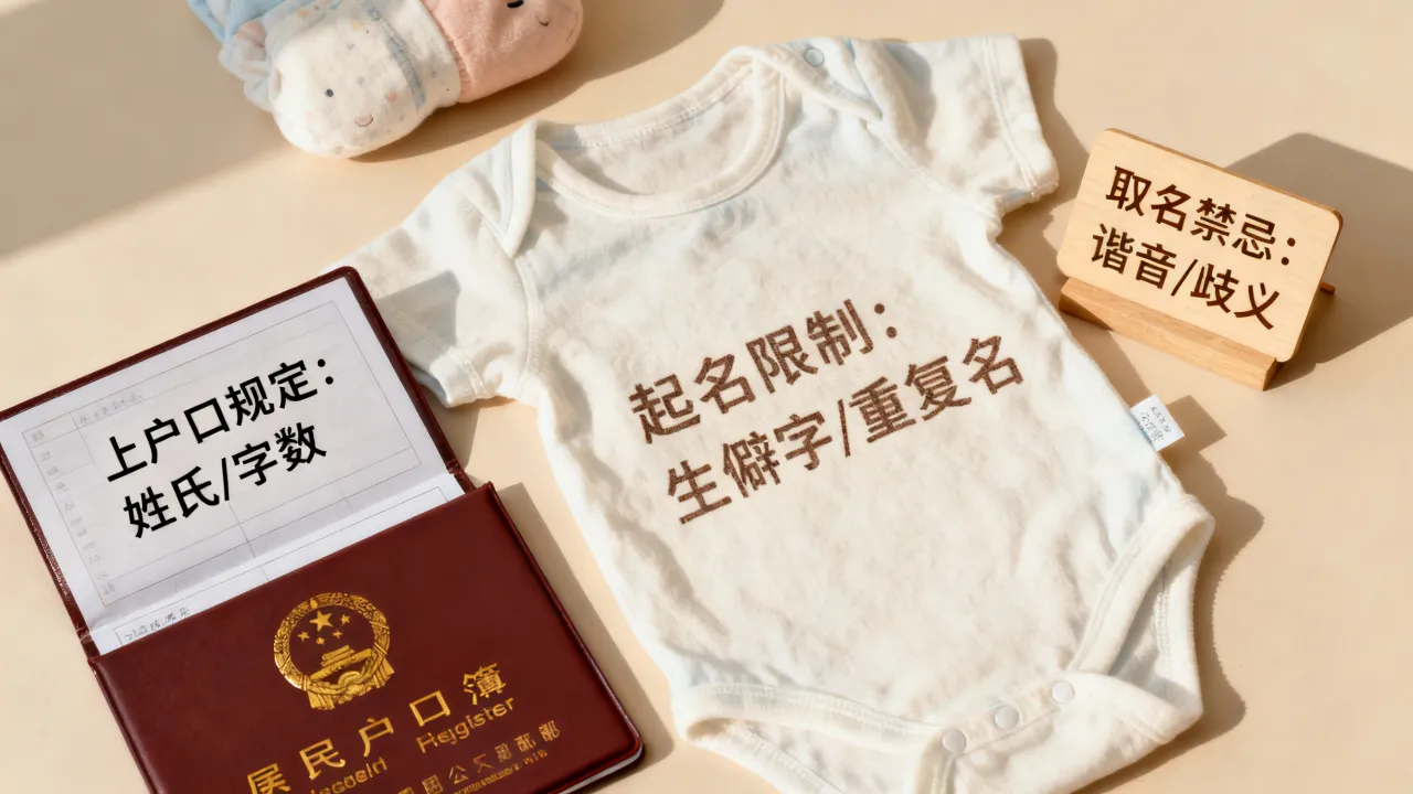 宝宝起名有什么限制,新生儿取名禁忌和上户口名字规定有哪些? 宝宝起名有什么限制,新生儿取名禁忌和上户口名字规定有哪些?